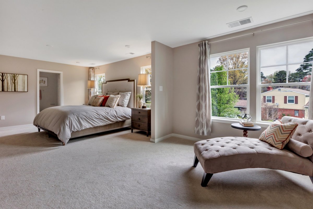 Owner's suite with elegant decor