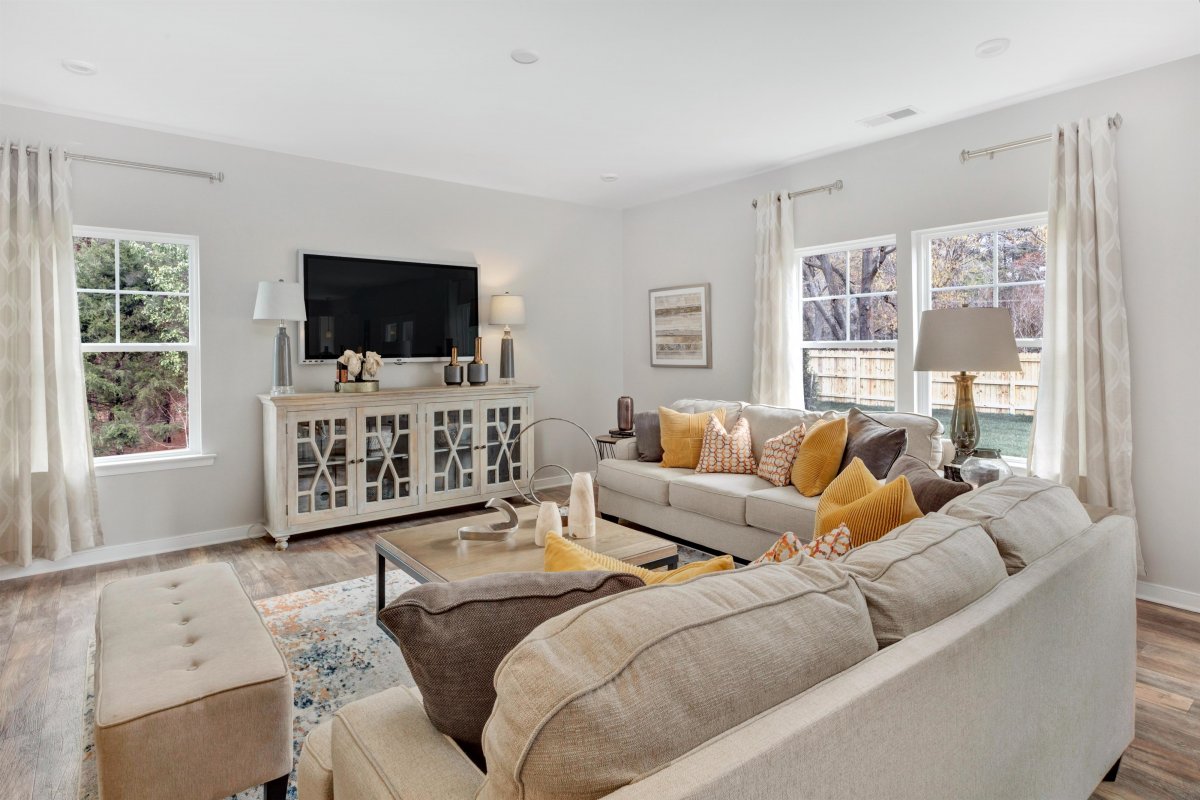 Cozy living room with contemporary design