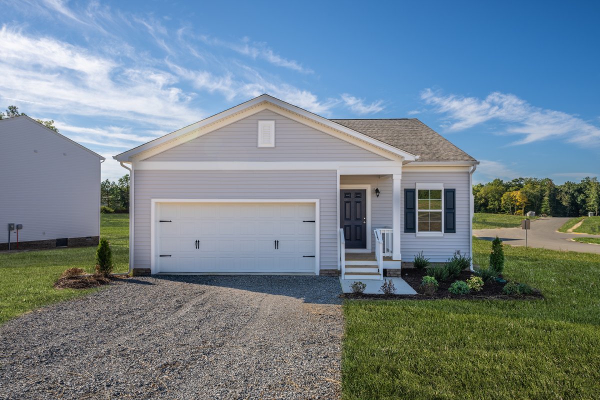 Craftsman Traditional Elevation (exterior front view) at Central Crossing