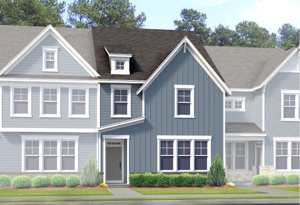 New Homes in Sanford, NC Townes At Central Square HHHunt Homes