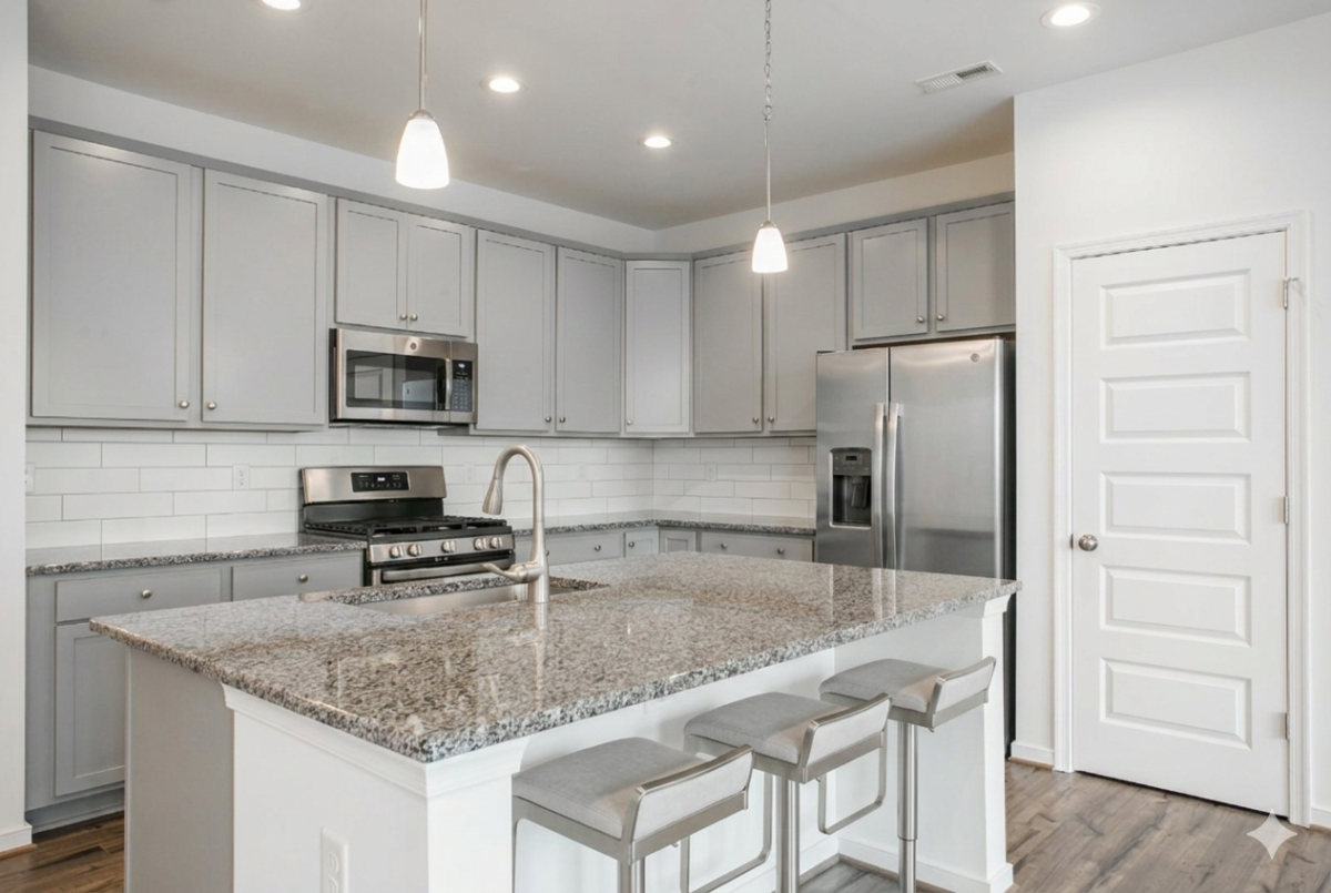 Granite Ridge Townhomes - HHHHunt Homes - Waverly Kitchen