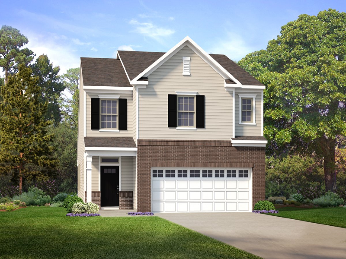 Canvas Floor Plan at Enclave at Leesville | HHHunt Homes