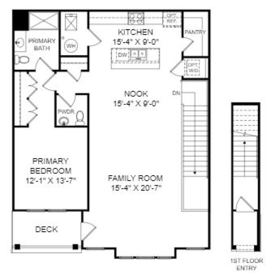 Detailed floorplan by top home builder