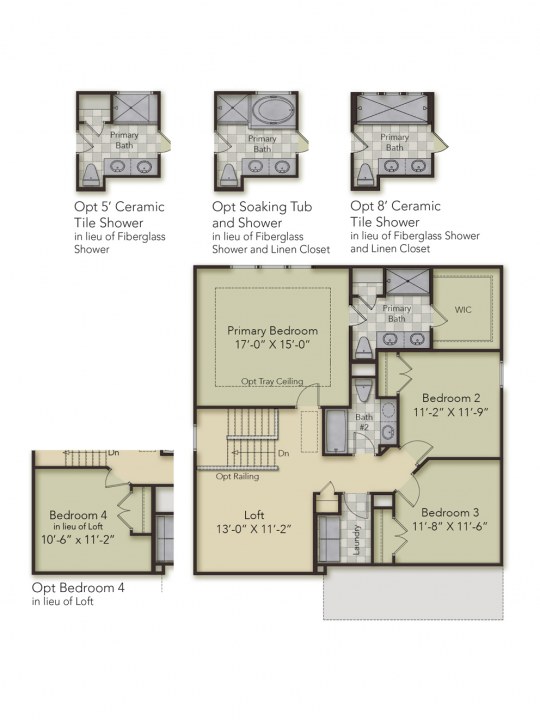 Glenwood Floor Plan At River Mill Single Family | HHHunt Homes