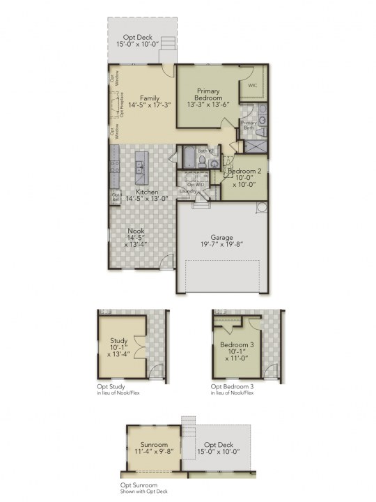 Quinn Floor Plan at Central Crossing | HHHunt Homes